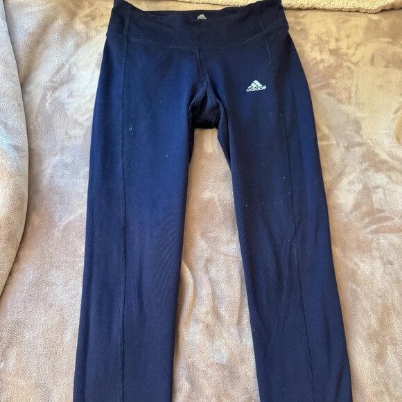 Adidas Purple/Blue Winter Running Leggings (Warm lining) - Picture 1 of 5